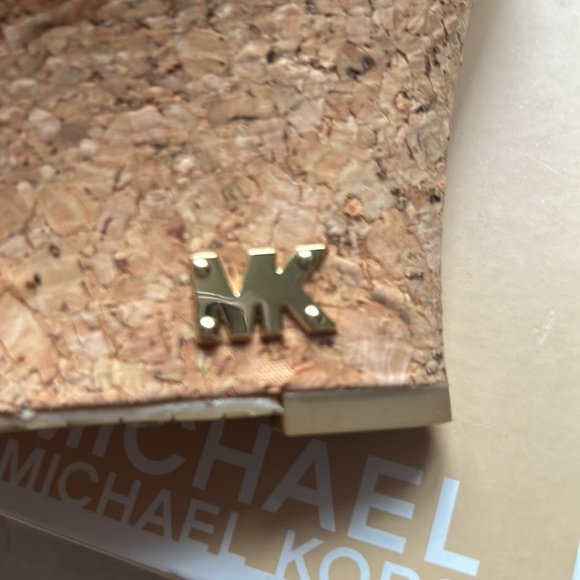 Michael Kors Palm Beach Wedge Sandal Bronze Size 8 - Picture 5 of 13